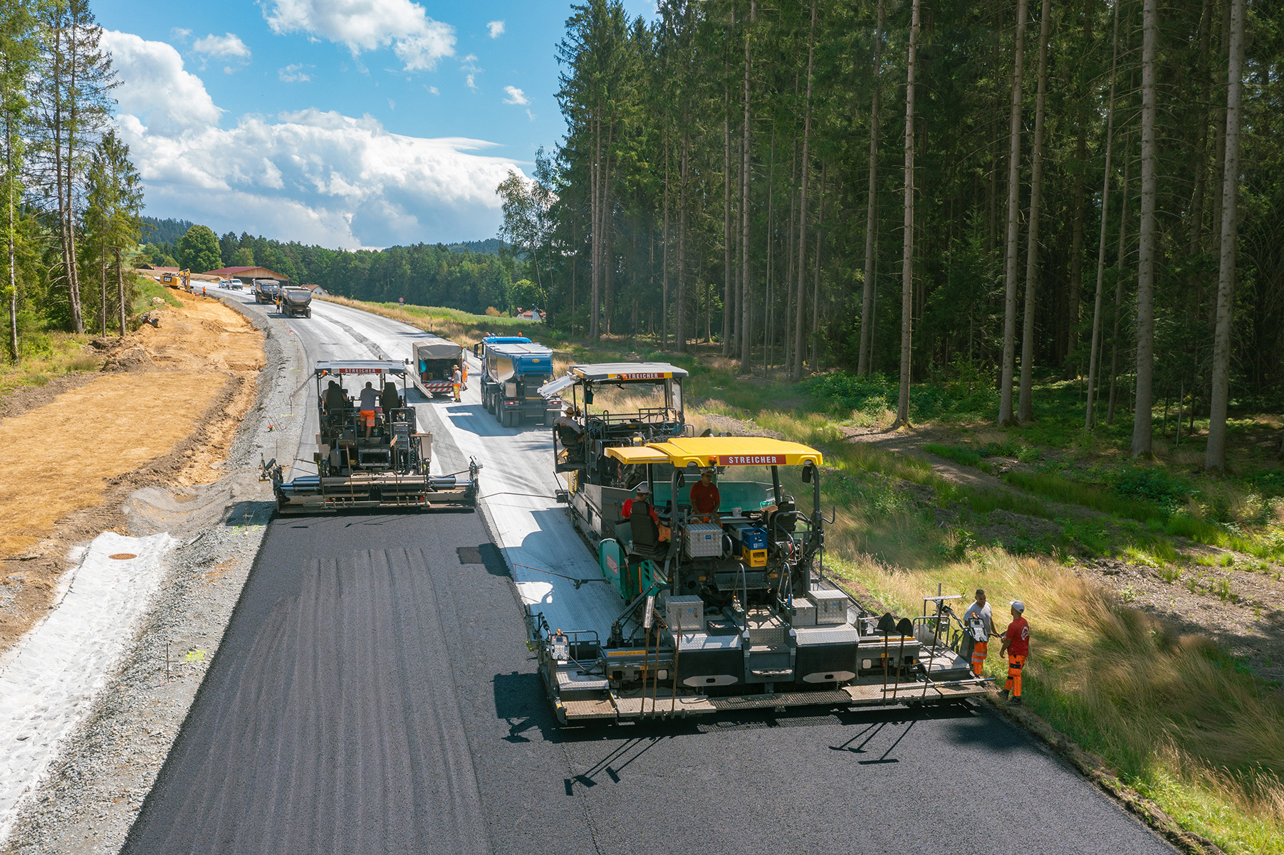 Infrastructure construction project